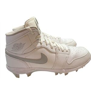 Nike Air Jordan White and Gray Athletic Shoes